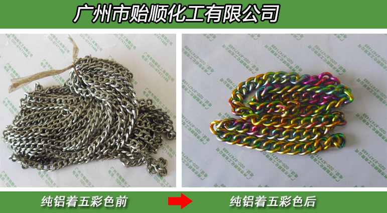 鋁五彩鈍化劑 鋁五彩著色劑 金屬五彩著色劑