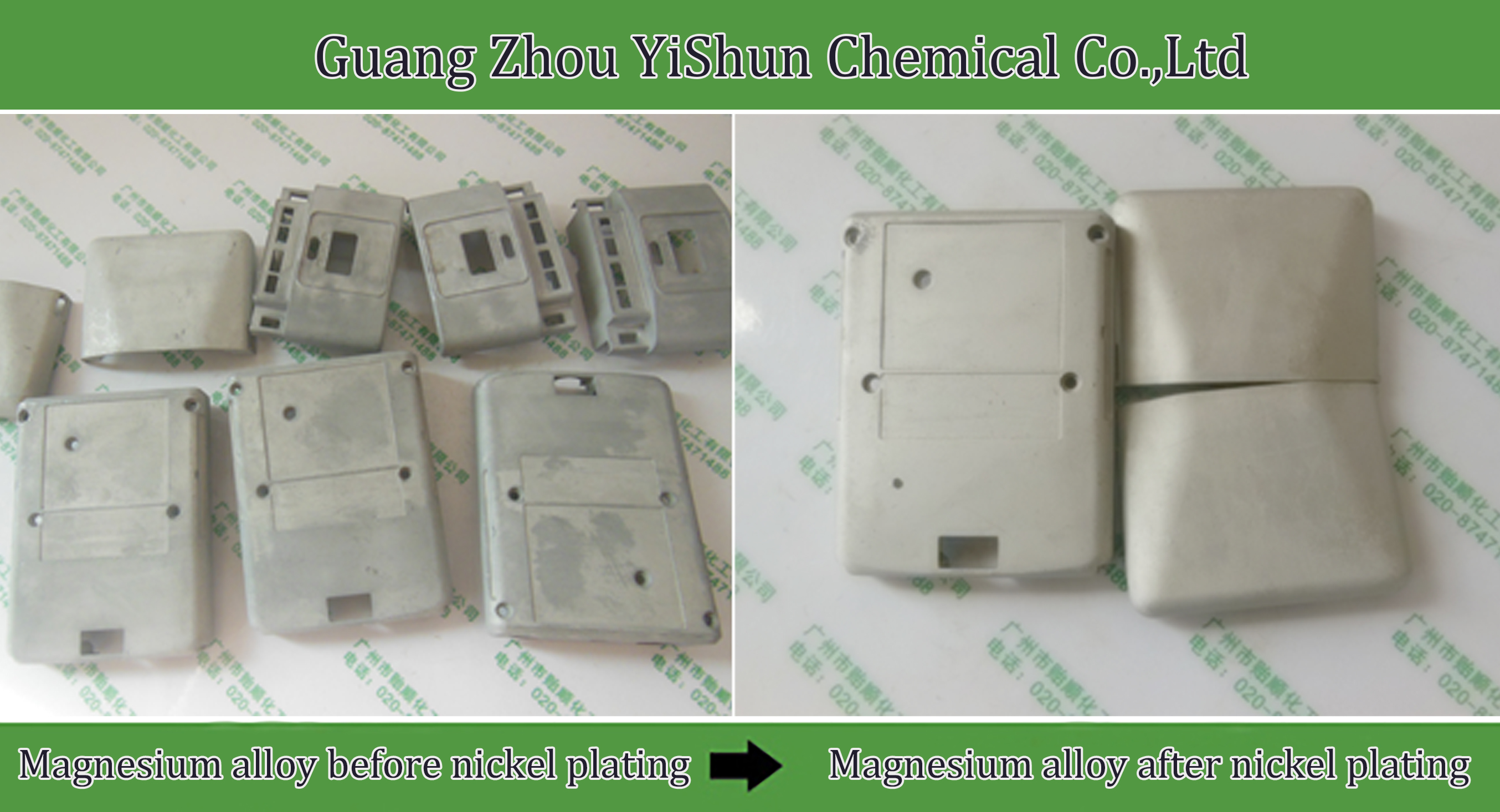 Magnesium alloy dedicated chemical nickel plating liquid, high quality chemical nickel plating agent,magnesium alloy surface chemical nickel plating liquid,Magnesium alloy chromium-free pretreatment liquid