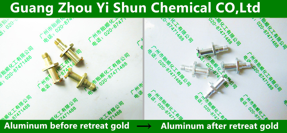 Rapid non-cyanide gold removing solution,Gold retreating liquid,Gold stripping agent